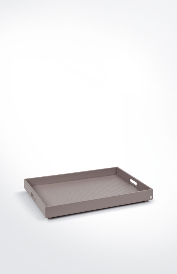 Large homeline tray, grey-pink