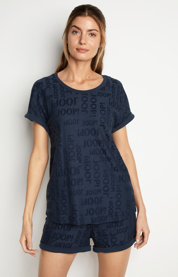 Loungewear T-Shirt in Midnight-Blau