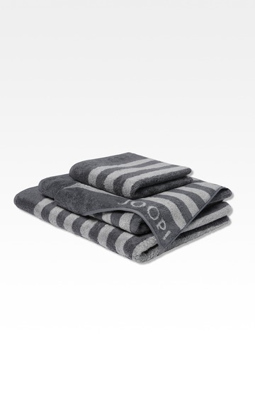 Saunatuch Classic Stripes in Anthrazit