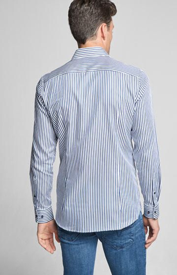 Hemd Panko in Dunkelblau gestreift
