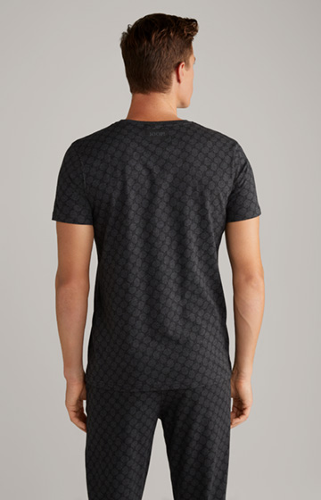 Loungewear T-Shirt in Anthracite Marl