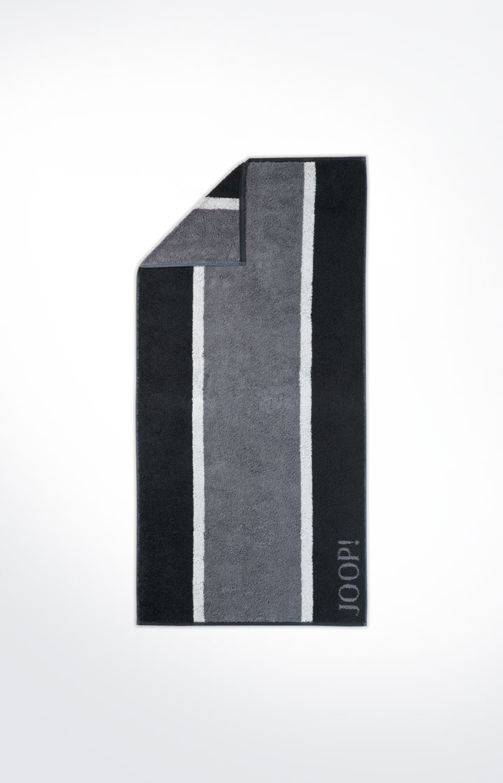 Führt zu Produktdetailseite „Frottierserie Black/White Centric, Schwarz"