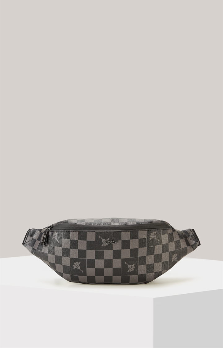 Cortina Piazza Leo Belt Bag in Black/Grey