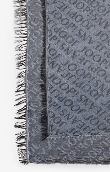 Schal Morris in Hellgrau/Anthrazit