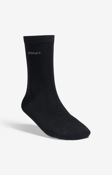 2-pack finest organic cotton socks in Black