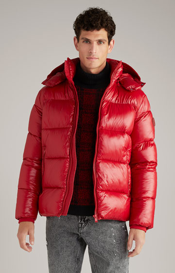 Joshas Quilted Jacket in Red