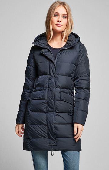 Steppmantel Olena in Navy