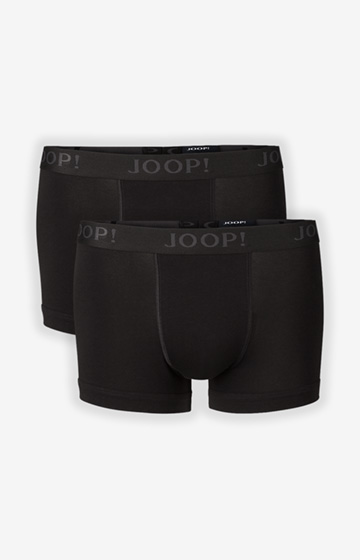 2er-Pack Fine Cotton Stretch Boxer in Schwarz