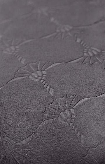 Emboss cushion cover (38 x 38 cm), anthracite