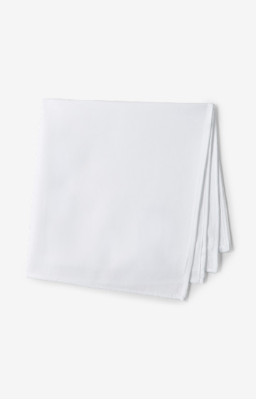 Einstecktuch in Weiß