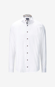 Hemd Panko - bügelleicht - in Weiß