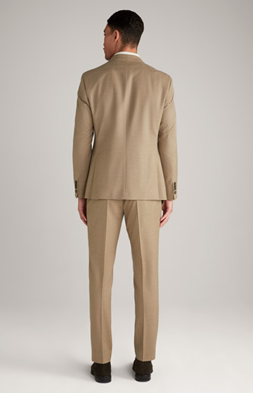 Haspar-Bloom Suit in Flecked Grey mélange