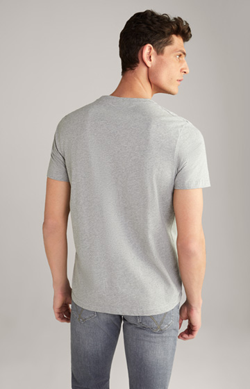 T-Shirt Alerio in Grau meliert