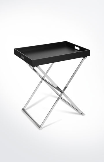 Großer Beistelltisch Homeline, Schwarz/Silber