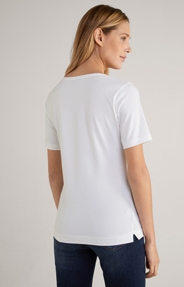 Basic T-Shirt Tess in Weiß