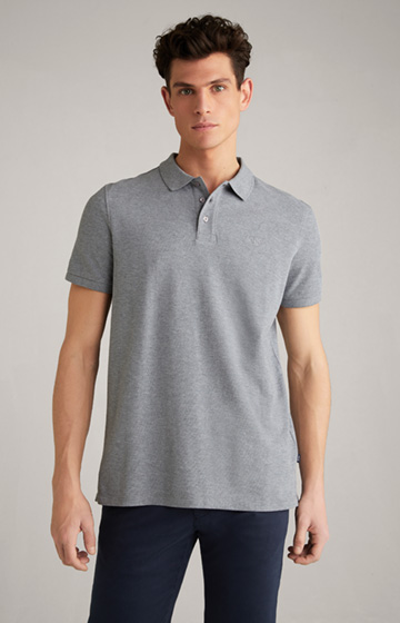 Beeke Polo Shirt in Silver Grey