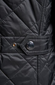 Steppjacke Clinton in Schwarz