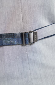 Weste Wackno in Blau kariert