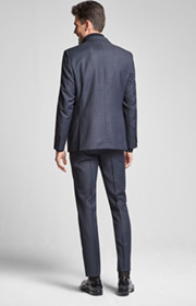 Anzug Finlo-Brake in Dunkelblau kariert
