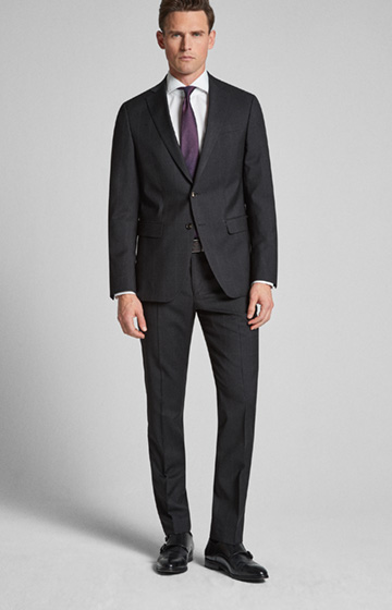 Anzug Finch-Brad in Anthrazit gemustert