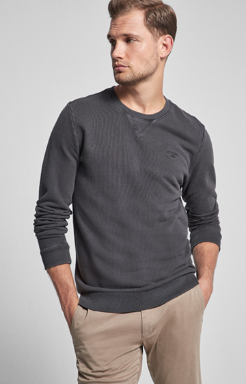 Pullover Caleb in Dunkelgrau