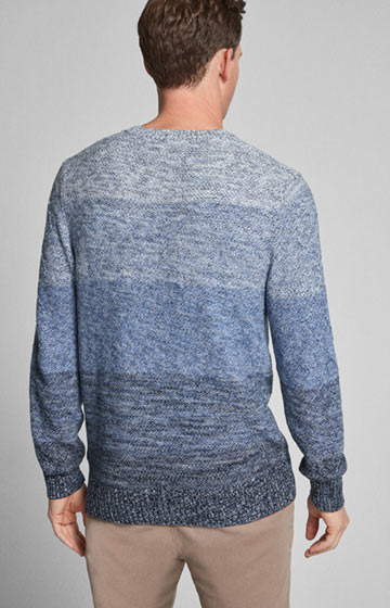 Pullover Vaios in Blau meliert
