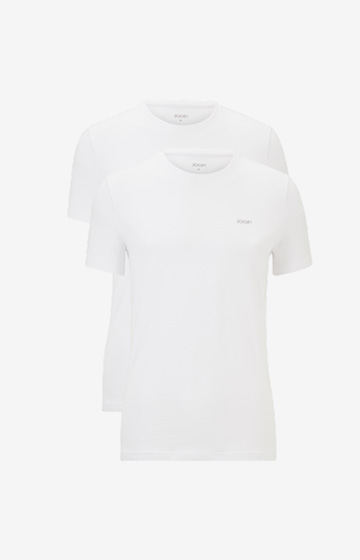 2er-Pack Cotton-Stretch T-Shirts in Weiß