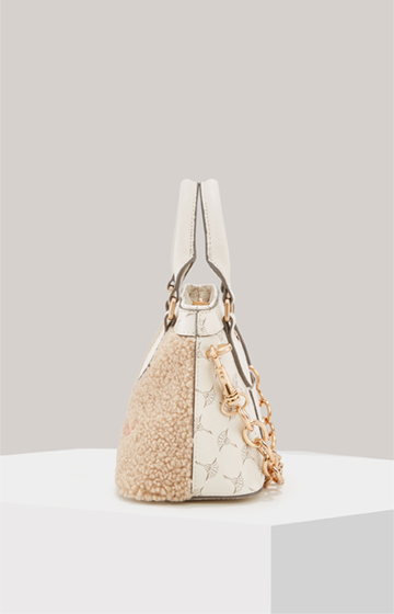 Cortina Peluche Romea handbag in off-white