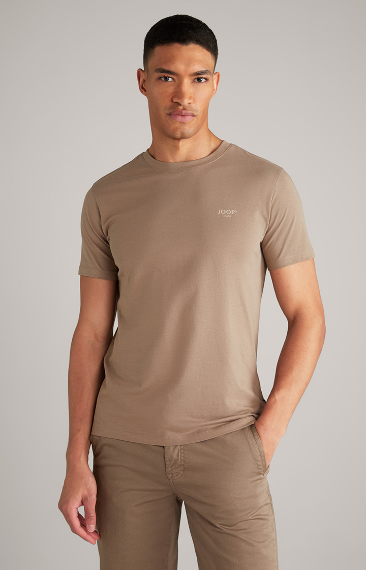 T-shirt Alphis w kolorze jasnobrązowym