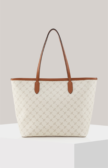 Cortina Lara Midi Shopper in Off-white