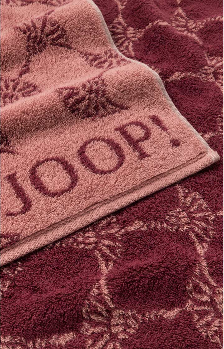 JOOP! CLASSIC CORNFLOWER Face Towel in Rouge, 30 x 30 cm