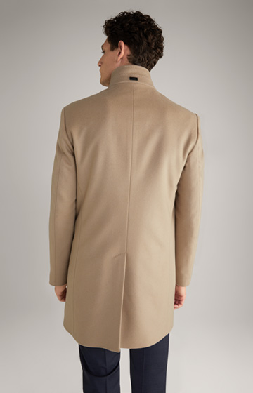 Maron Cashmere Blend Coat in Beige