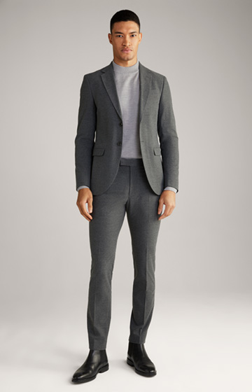 Damon-Gun Suit in Grey Mélange