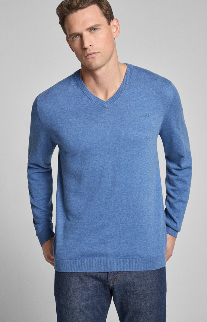 Pullover Leas in Blau meliert