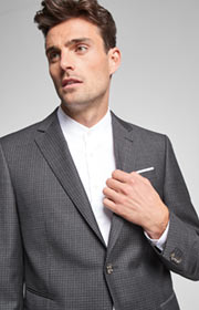 Anzug Finlo-Brake in Mittelgrau kariert