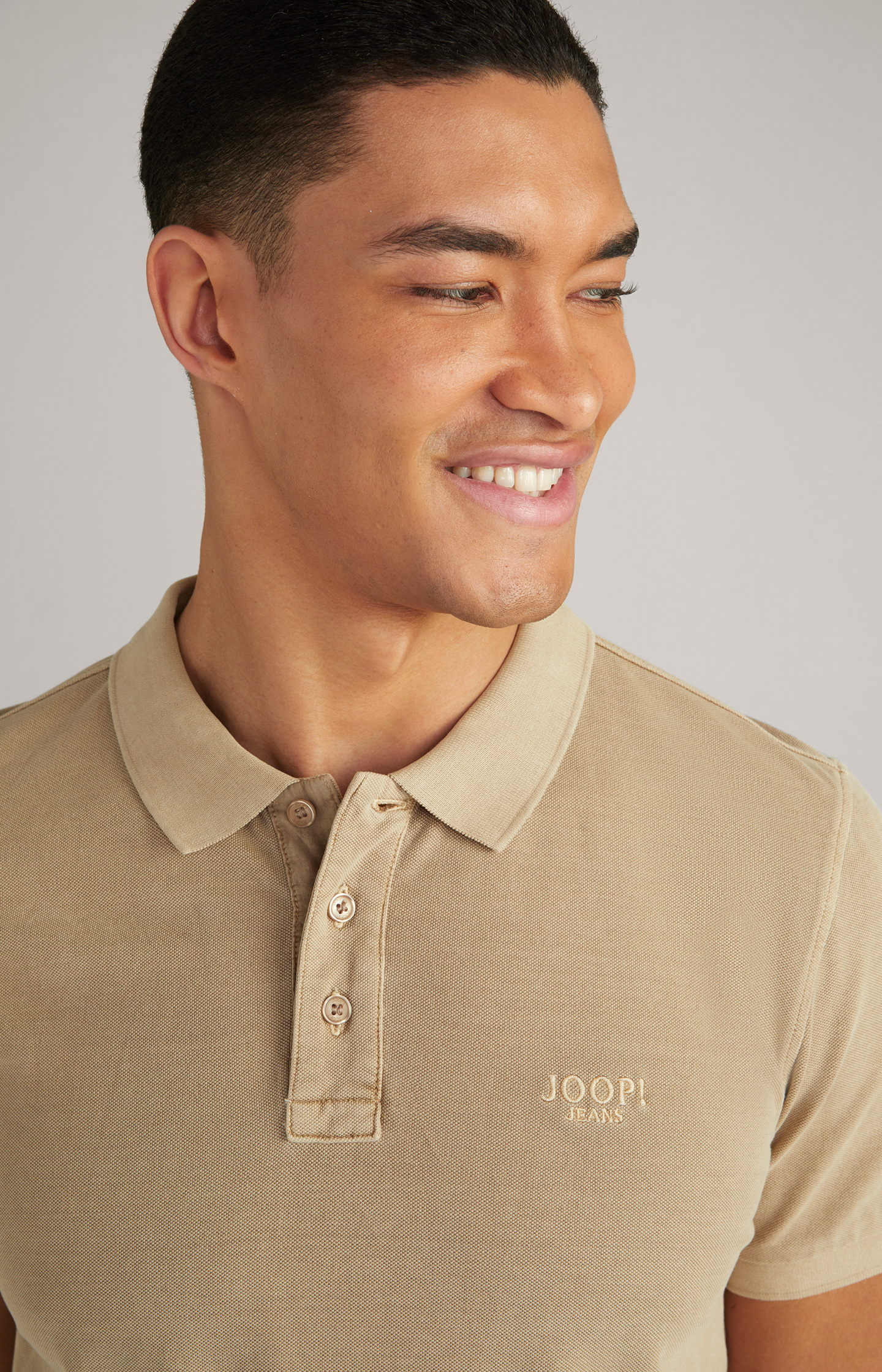 Ambrosio Polo Shirt in Beige Brown - in the JOOP! Online Shop