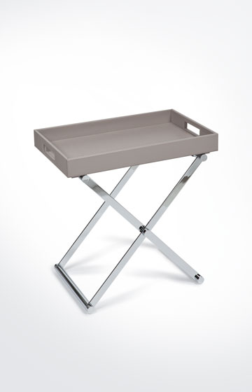 Kleiner Beistelltisch Homeline, Grau-Rosé