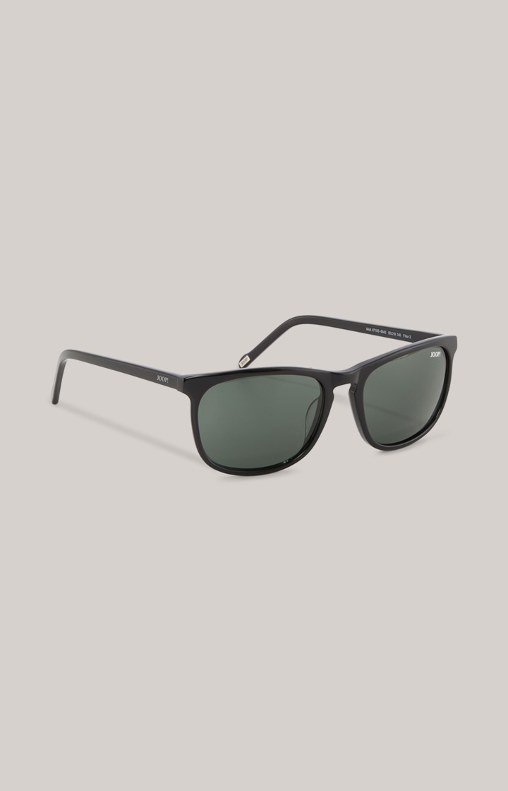 Sonnenbrille in Schwarz/Grün