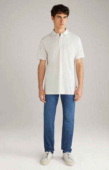 Primus Cotton Polo Shirt in Beige