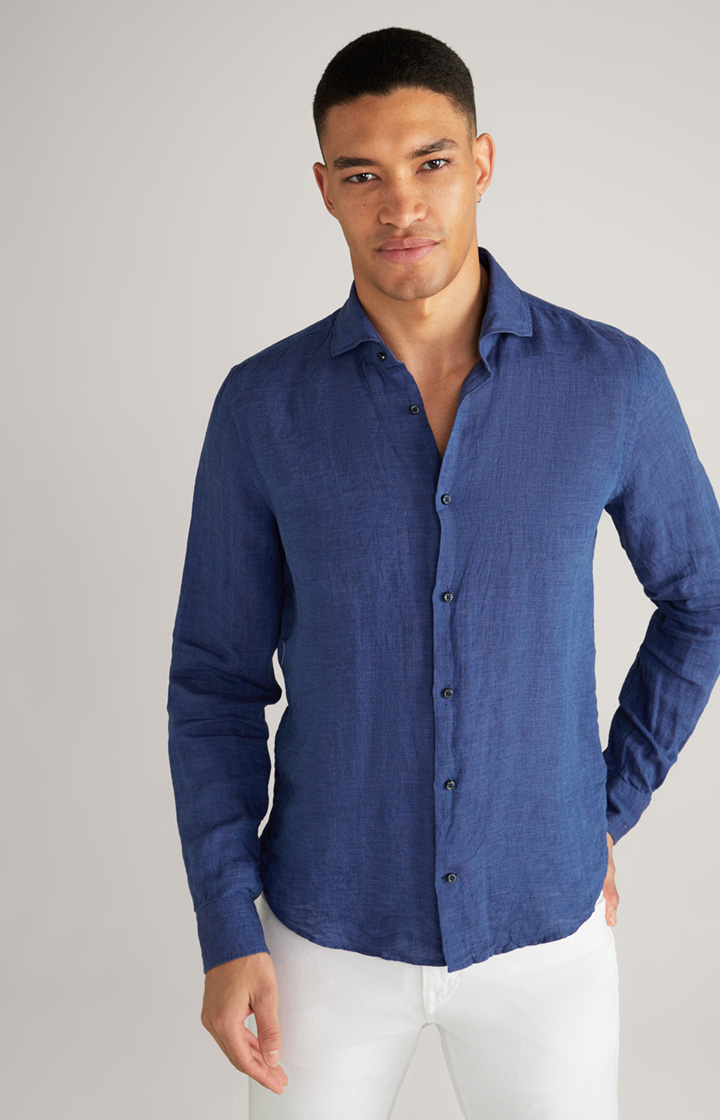 Pai linen shirt in dark blue