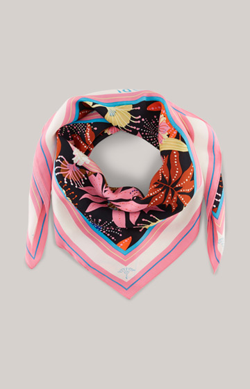 Viscose Modal Scarf in Navy/Pink/Red/Brown
