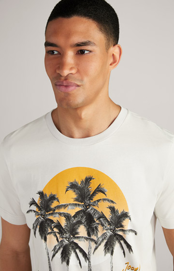 T-Shirt Arvid in Offwhite
