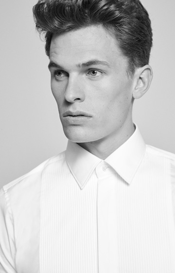 Evening-Hemd Paavlo - bügelleicht -  in Weiß