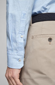 Hemd Pajos-W - bügelleicht - in Hellblau 