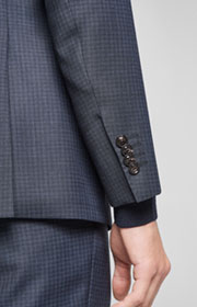 Anzug Finlo-Brake in Dunkelblau kariert