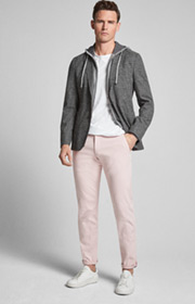 Sakko Hoverest in Grau-Braun gemustert