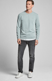 Sweatshirt Aari in hellgrün