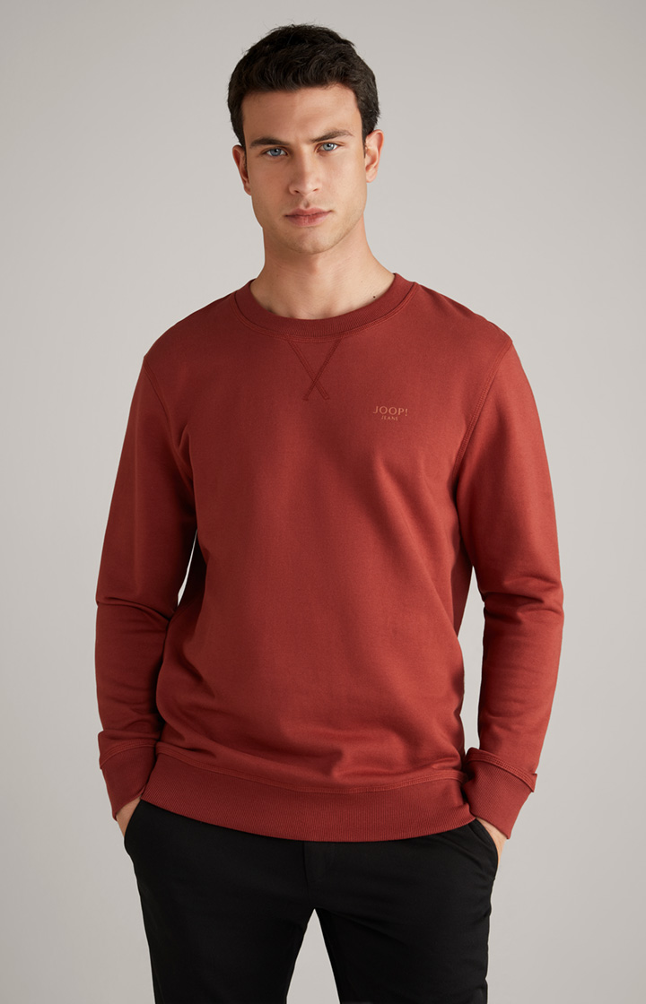 Salazar Cotton Sweatshirt in Rust