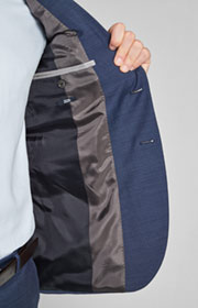 Baukasten-Sakko Damon in Blau meliert