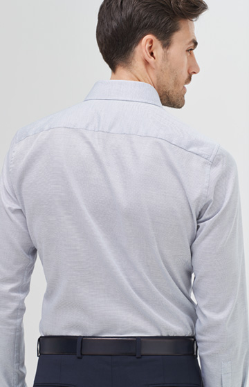 Hemd Panko strukturiert in Navy